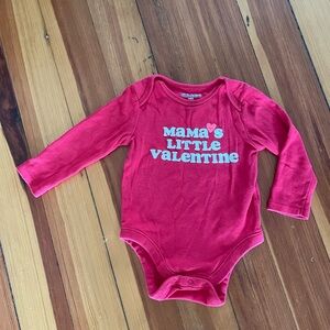 Old Navy 6-12M Valentine onesie